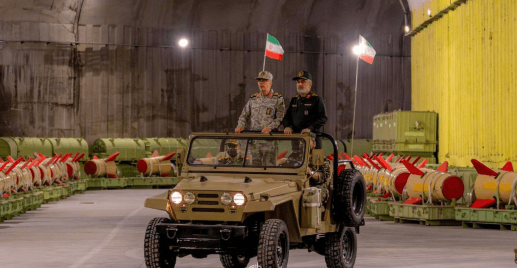 Iran unveils underground missile facility amid U.S tensions