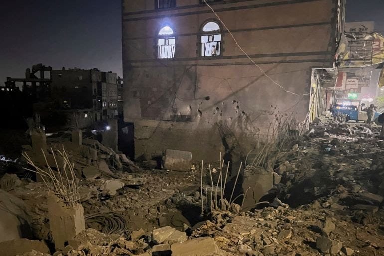 US intensifies airstrike on Sanaa as campaign against Yemen’s Houthis continues