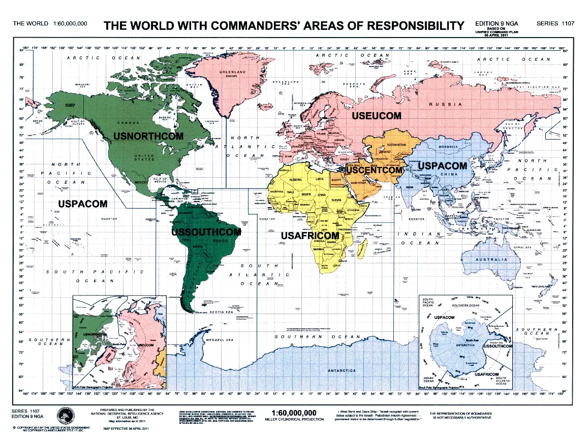 United States' Unified Combatant Commands (UCCs)