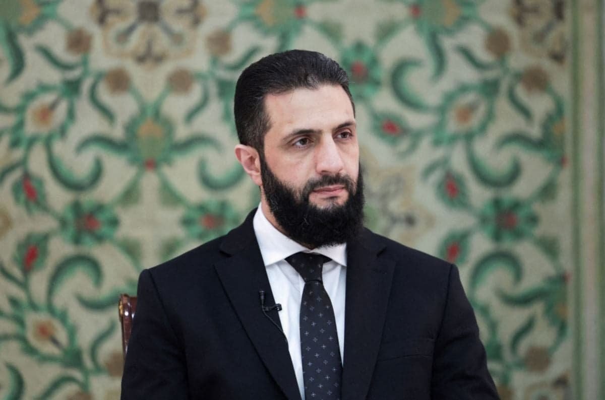 Syrian President Al Sharaa rules out joining Abraham Accords to normalize ties with Israel