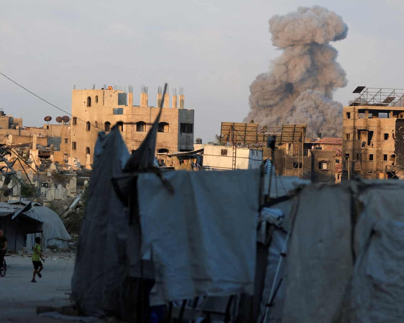 Israel pounds Gaza City after offensive gets green light