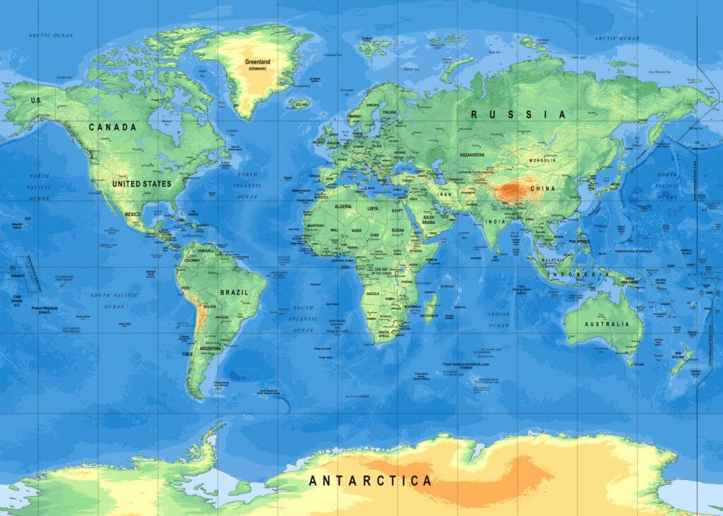 world map atlas 3840x2743 16642