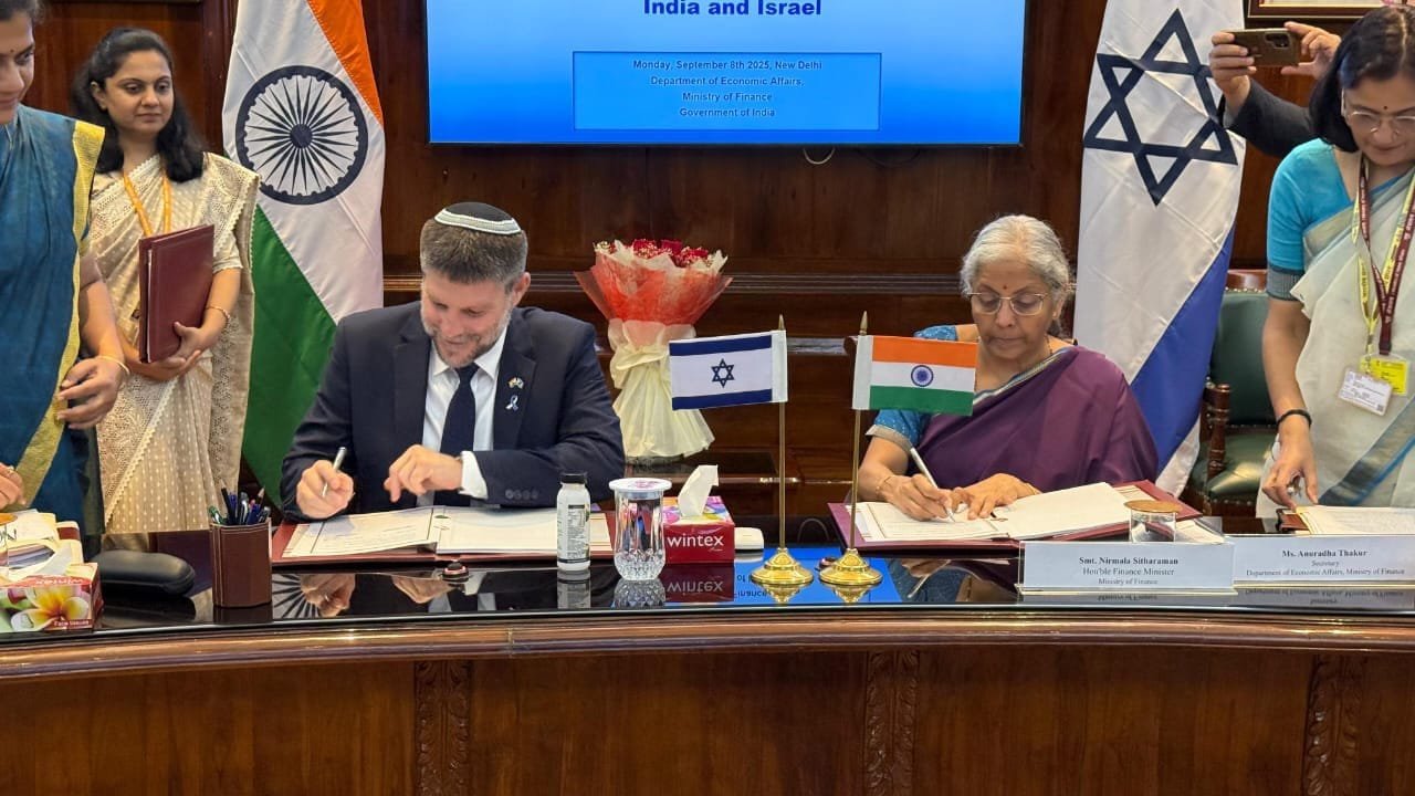 India and Israel sign bilateral investment treaty