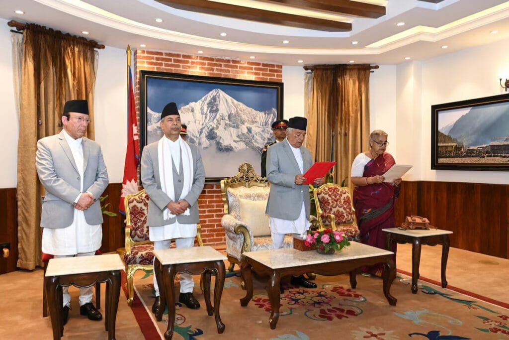 Former chief justice sworn in as Nepal’s interim prime minister after deadly protests