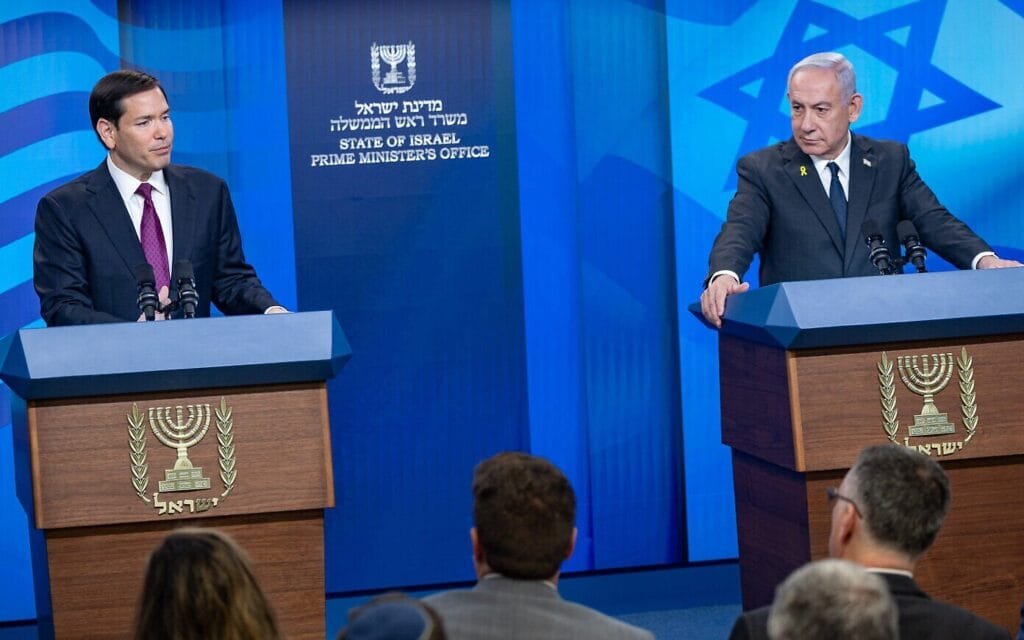 US to maintain 'maximum pressure' on Iran, Rubio tells Israel