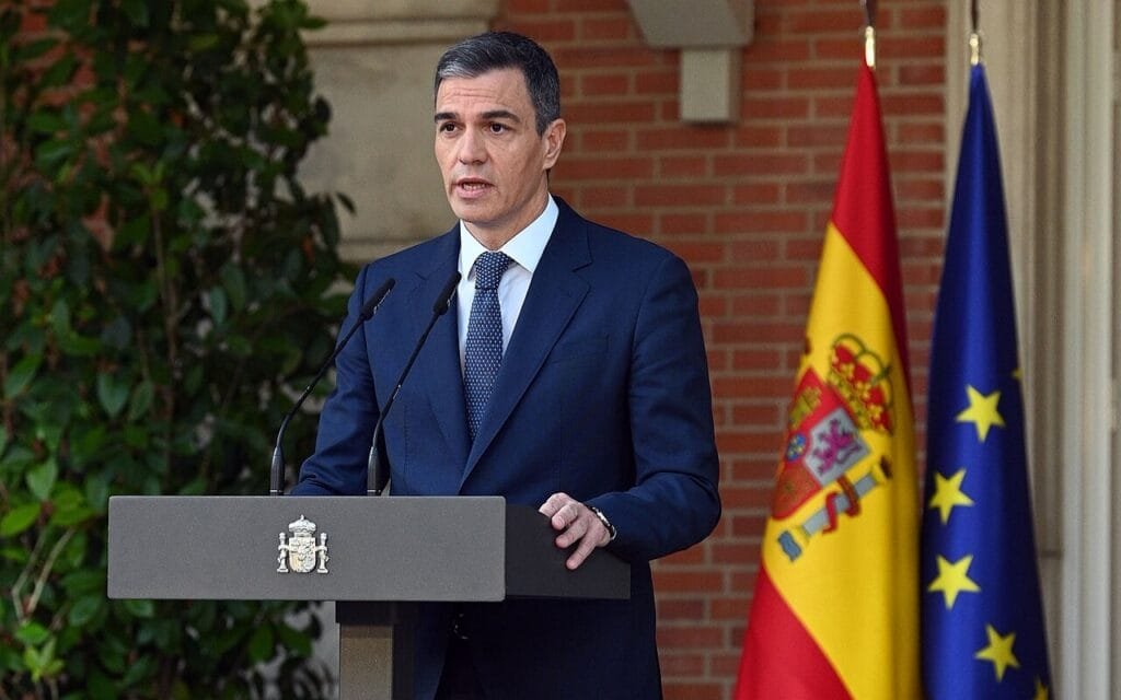 Spain’s Prime Minister Pedro Sánchez announces complete arms embargo on Israel