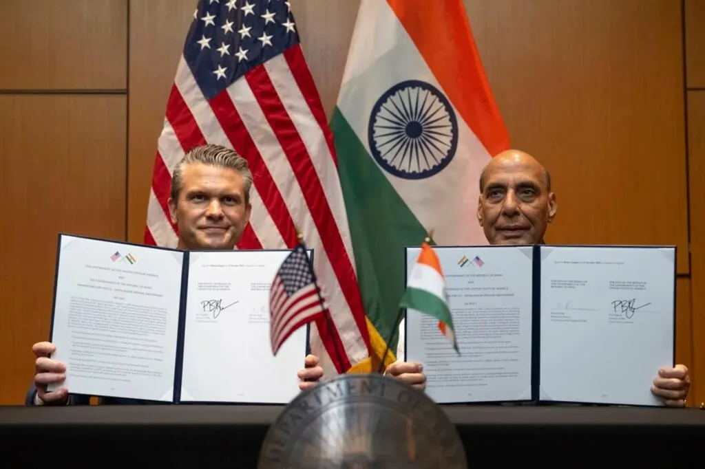 US, India sign landmark 10-year defence framework to deepen strategic ties