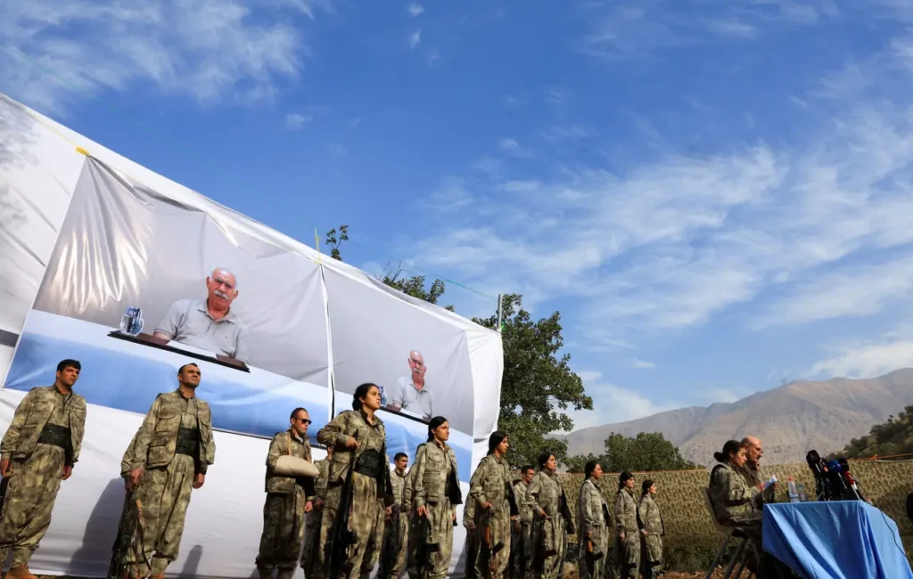 Kurdish rebel group PKK says it is withdrawing its fighters from Turkey to Iraq